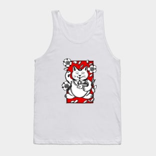 Lucky cat Tank Top